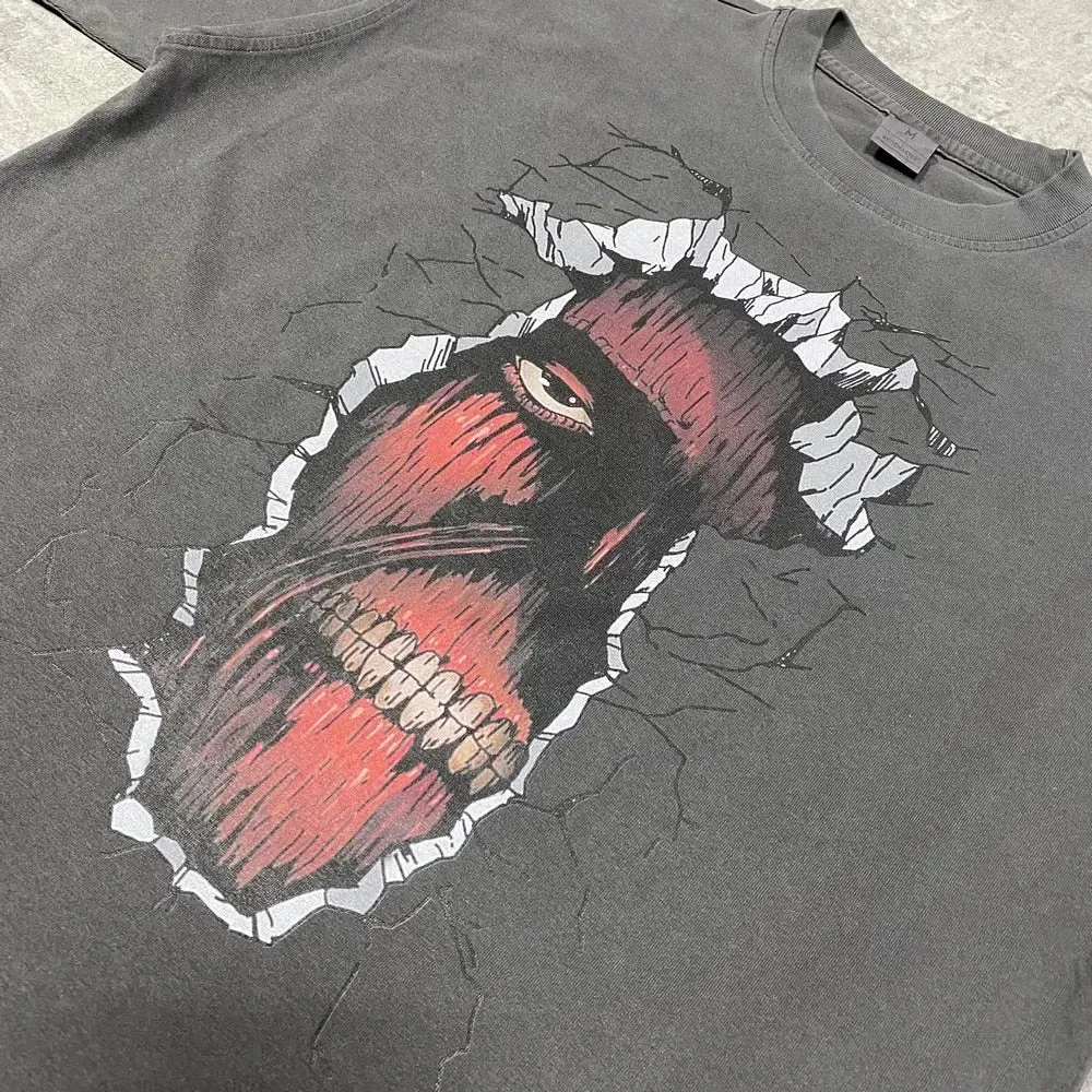 [KUJO] "Shatter" Vintage Oversized T Shirt